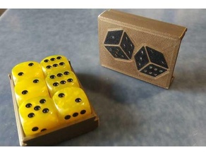 parametric dice box 3d print model - Mito3D
