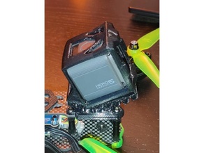 gopro session 5 adjustable 10 40 - iflight nazgul xl5 camera drone fpv mount 3d print model - Mito3D
