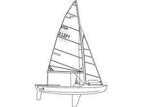 international snipe class sailboat scans & replicas dinghy laser design svg 3d print model - Mito3D