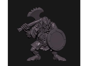 eastern goblin warrior - 3 toys & games boardgame dnd miniature mordheim oldhammer wargame warhammer 3d print model - Mito3D