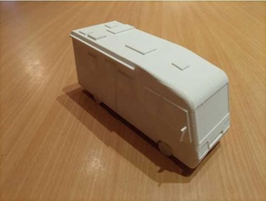 dethleffs campista 3d impressão campistas Van furgão acampamento autocaravana 3d print model - Mito3D