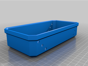 slim packout long bin tool holders & boxes 3d print model - Mito3D