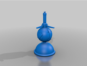 bomba appiccicoso fortnite scansioni repliche 3d print model - Mito3D