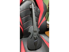 estilizado violín música musical instrumento 3d print model - Mito3D