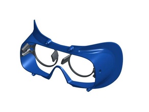 hp yankı g2 örtmek kılıf gösteri lensler ekler fov zayıf nokta geniş versiyon desteksiz kolay Yazdır oyunlar conta maske maskesi 3d print model - Mito3D