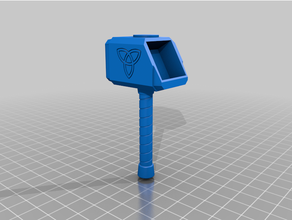 thors Hammer Rächer 20x20x10 mm Kühlschrank Magnet Küche Essen 3d print model - Mito3D