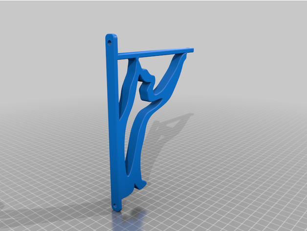 cat shaped shelf bracket decor 3D print model - Mito3D