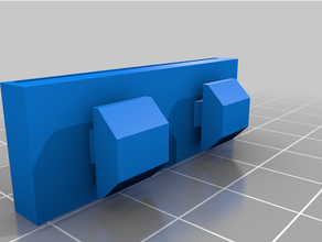 horizontal remix minimalist scraper holder ender 5 3d printer accessories 3d print model - Mito3D