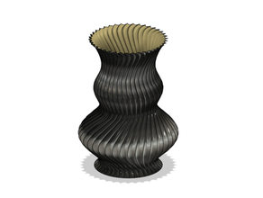 espiral florero decoración Plaza bursátil norteamericana envase flor soporte josh1297 retorcido único 3d print model - Mito3D