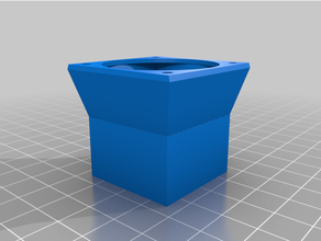 adaptacion azul 30 40 3d impresora partes fusor arboles 3d print model - Mito3D