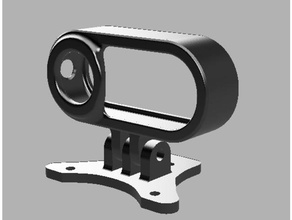 exuav 90 insta360 mount camera fpv 3d print model - Mito3D