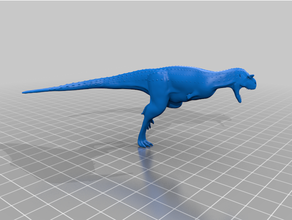 Carnotaurus hayvanlar Dinozor mini minyatür Paleoart paleontoloji 3d print model - Mito3D