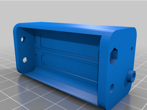Portapilas 4xaa electrónica batería soporte 3d print model - Mito3D