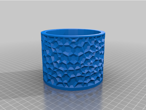 biologique planteur pot décor poterie 3d print model - Mito3D