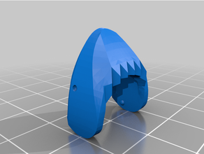 lego shark 3d printing 3d print model - Mito3D