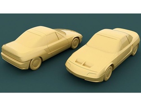 москвич garantir esporte azlk real veículos 3d impressão carro modelo conceito nivelar russo escala veículo 3d print model - Mito3D
