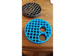 yard gully drain cover waste pipe entries diy 3d print model - Mito3D