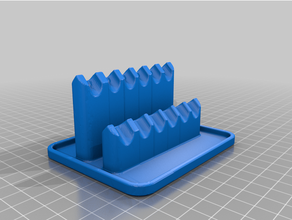 oral Bürste Stand 6pcs Badezimmer 3d print model - Mito3D