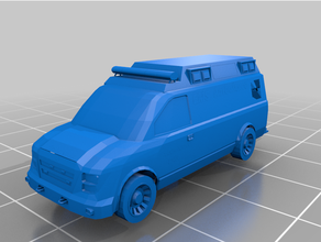 ambulancia 3d impresora partes 3d print model - Mito3D