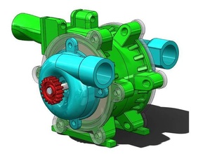 tesla turbine engineering nikola water pump 3d print model - Mito3D