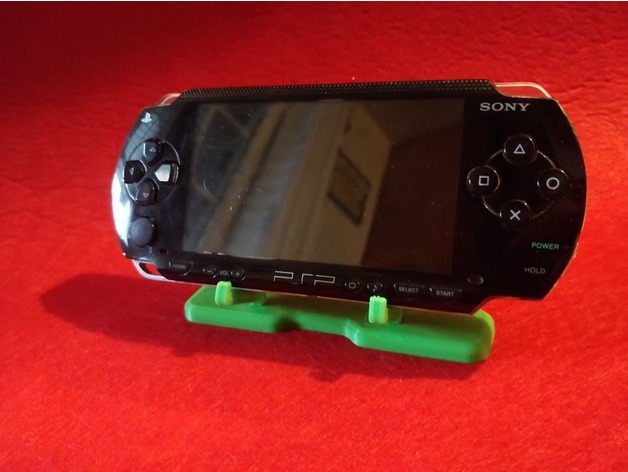 psp fat stand video games console game holder sony 3D print model - Mito3D