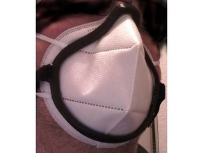 kn95 ffp2 maschera telaio anti nebbia covid 19 covid19 covidmask fatti in casa masknoseclip nasello 3d print model - Mito3D