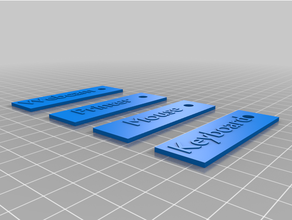 cable labels signs 5 pieces 3d printing 3d print model - Mito3D