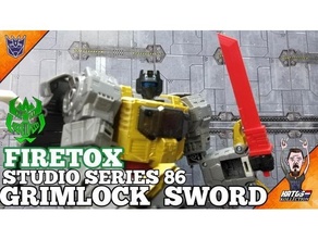 transformadores estudio serie 86 grimlock espada juguetes juegos transformersss86 3d print model - Mito3D