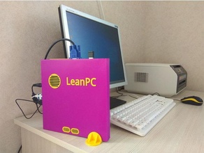 leanpc version 2 - cost mini pc notebook case 3d print model - Mito3D
