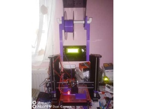 Filament Halter Unterstützung geeetech i3 Profi 3d print model - Mito3D