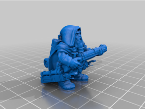 flying dwarf scout games 3d print model - Mito3D