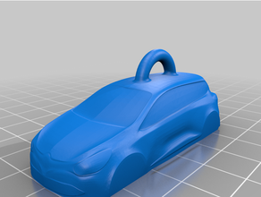 clio iv-keychain keychains 3d keychain iv renault scenic 3d print model - Mito3D