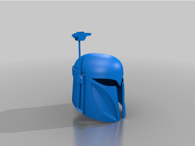 bo katan casco mandaloriano disfraz armadura guerra Galaxias 3D print model - Mito3D