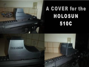 holosun 510c dust cover sport & outdoors 3d print model - Mito3D