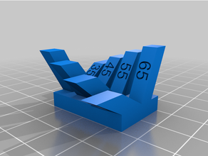 surplomb étalonnage tester 3d impression tests imprimante 3d print model - Mito3D