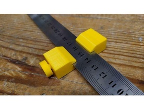 ruler linealanschlag 3d print model - Mito3D