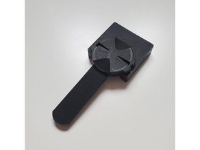 mprint montaje garmin etrex trimestre giro adaptador artilugio 3d print model - Mito3D