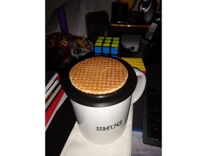 stroopwafel ring kitchen & dining coffee 3d print model - Mito3D