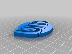 uno logo toy & game accessories 3d print model - Mito3D