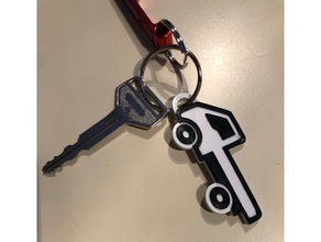 mini truck keychain keychains 3d print model - Mito3D