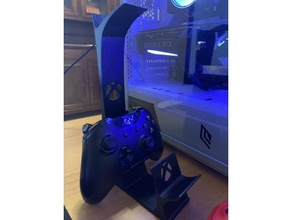 xbox controller headphones stand toy & game accessories controller controller stand headphone stand xbox xbox 360 xbox xbox controller xbox stand xbox stand 3d print model - Mito3D