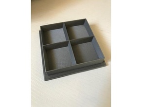 4x4 zindan fayans pul 3d baskı 3d print model - Mito3D