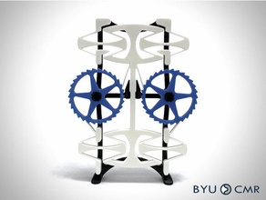 linear motion compatível mecanismo Engenharia BYU byucmr engrenagem solteiro impressão 3d print model - Mito3D