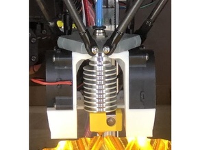 kossel print cooling 3d printer parts fan 3d print model - Mito3D