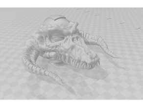 dragon skull helmet games 40k primaris space marine tabletop gaming wargaming warhammer warhammer40k wh40k 3d print model - Mito3D