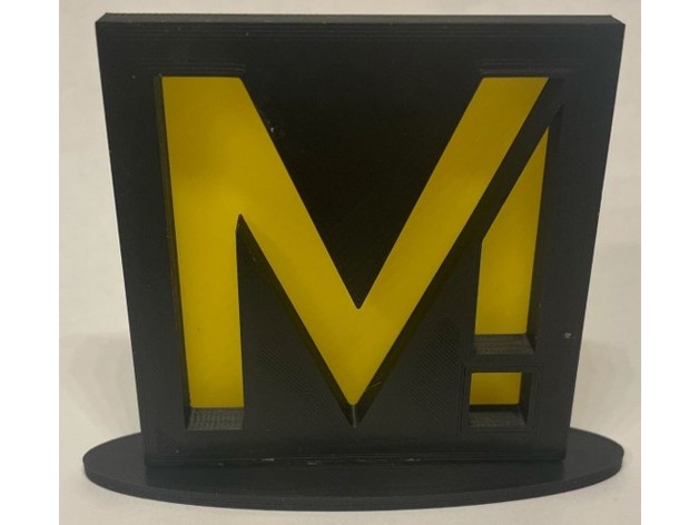 corretto podcast logo segni loghi metodico errato 3D print model - Mito3D