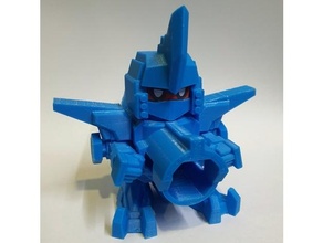 marmo blazer osv2 blitz rhincor meccanico giocattoli b daman bdaman blaster mech robot giocattolo 3d print model - Mito3D