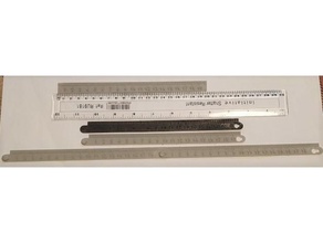 flexible medida regla conectable mano herramientas medición herramienta cinta métrico gobernantes centímetros 3d print model - Mito3D
