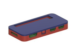 Ahududu pi durum kılıf elektronik gpio Giriş rpi 3d print model - Mito3D