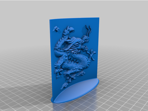 dragon décor 3d print model - Mito3D